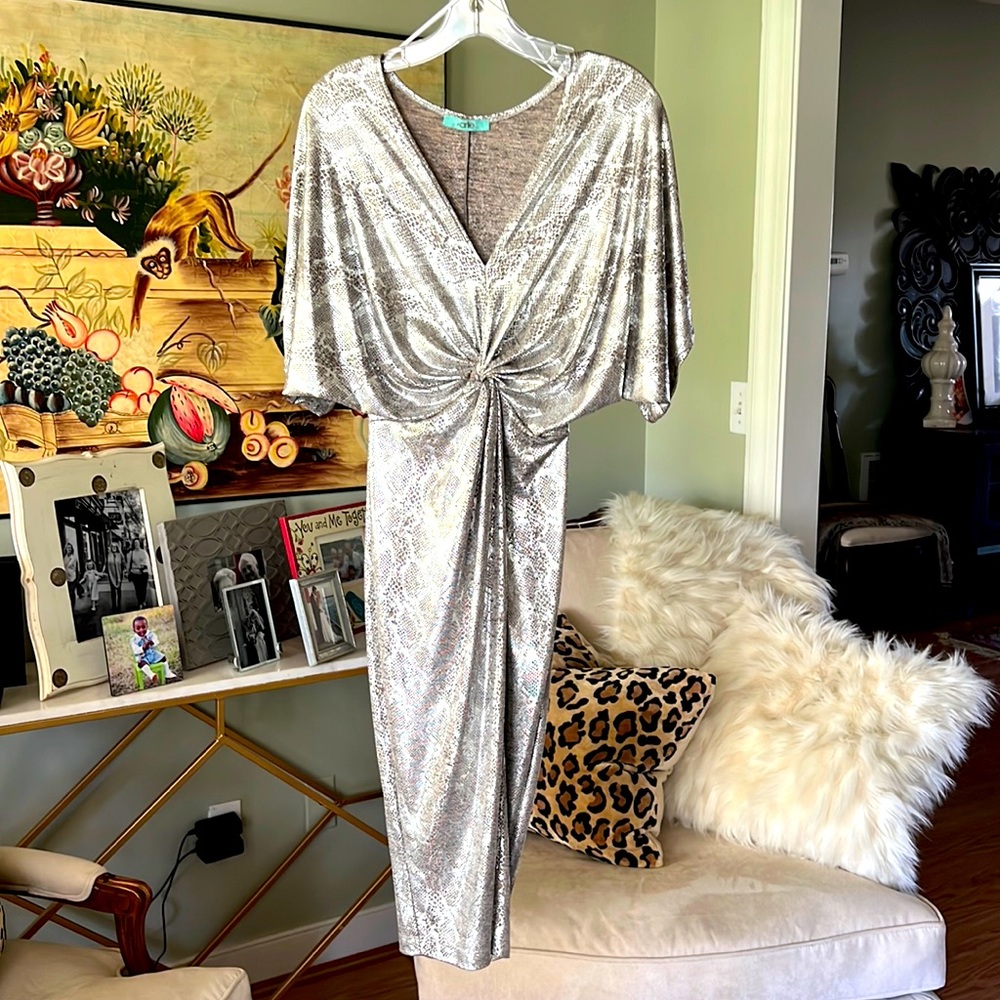 Karlie twist front dress